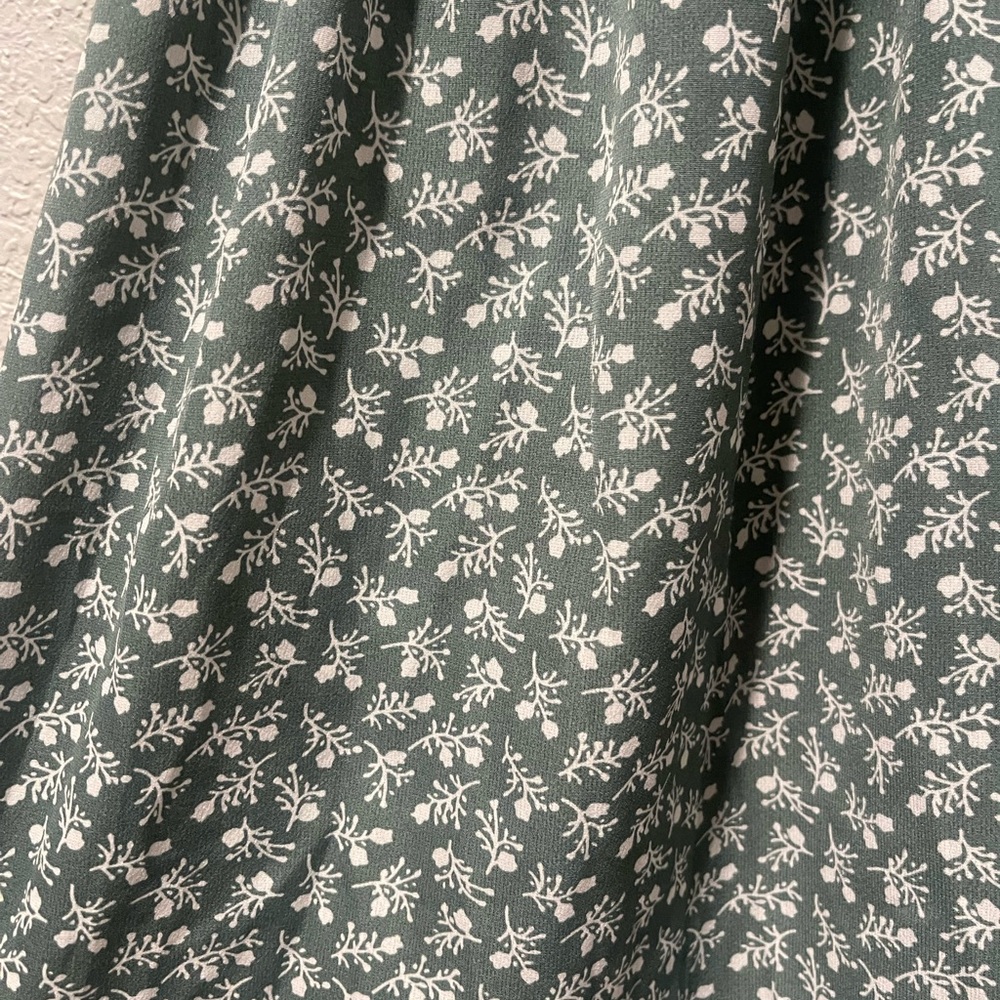 Floral Green Dress